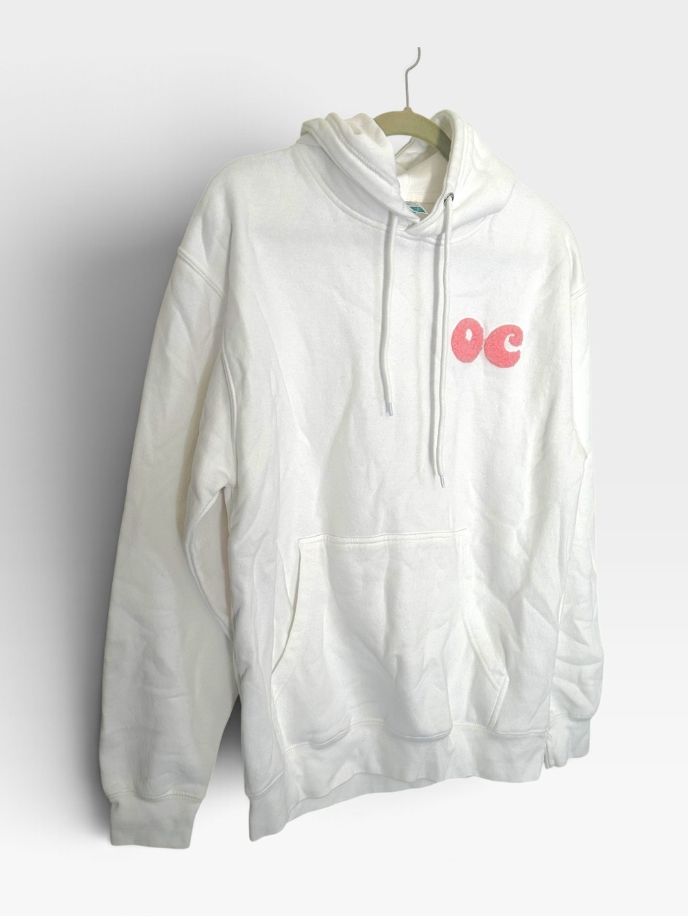 Lane Seven White OC Terry Logo Hooded Sweatshirt